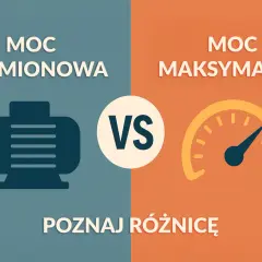 Moc znamionowa silnika kontra moc maksymalna. Poznaj różnice między nimi, aby wybrać odpowiednie urządzenie.