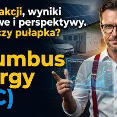Analiza akcji Columbus Energy (CLC): wyniki finansowe, perspektywy, okazja czy pułapka? Mężczyzna analizuje wykresy.