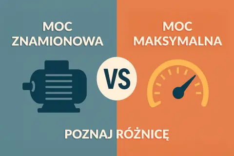 Moc znamionowa silnika kontra moc maksymalna. Poznaj różnice między nimi, aby wybrać odpowiednie urządzenie.