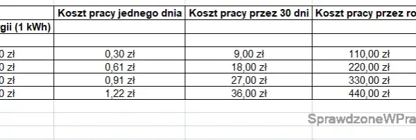 20-letnia lodówka: ile prądu zużywa? Sprawdź koszty!