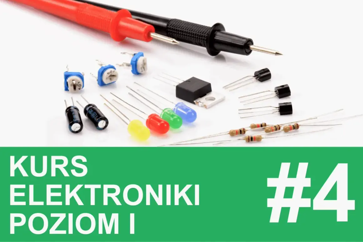 Różne rodzaje kondensatorów i inne elementy elektroniczne, idealne do nauki podstaw elektroniki.