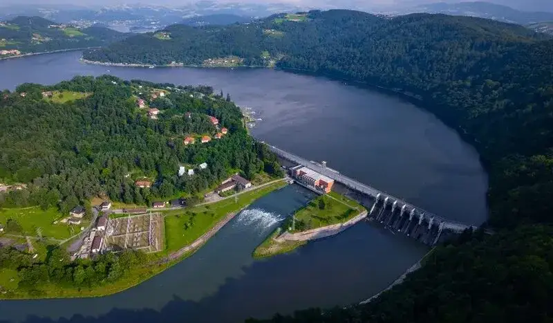 wizualizacja Elektrownia Szczytowo-Pompowa Rożnów II