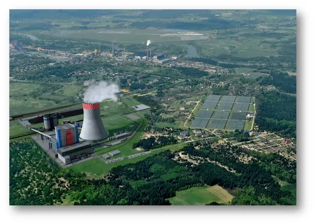Wizualizacja elektrowni gazowej Ostrołęka C