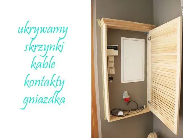 Pomysły na maskowanie skrzynki elektrycznej w domu