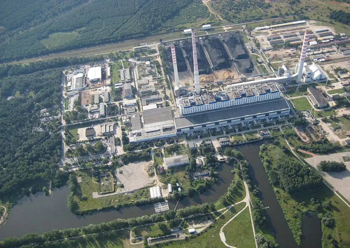 Elektrownia Dolna Odra widok ogólny