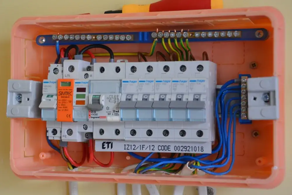 przekrój kabla elektrycznego YKY YAKY rozdzielnica domowa