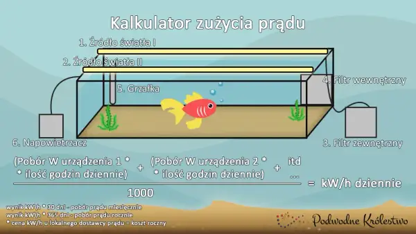 Koszt akwarium 112l: Ile prądu zużywa? Oblicz i oszczędzaj!